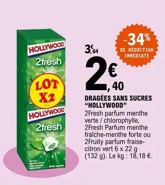 E.Leclerc Dragées sans sucres offre