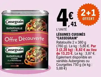 E.Leclerc Légumes cuisinés offre