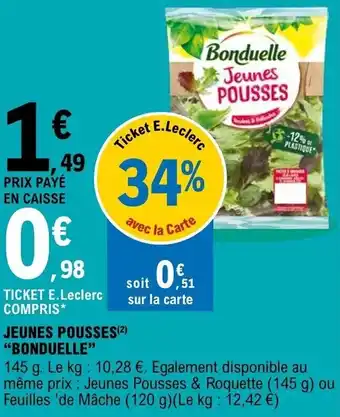 E.Leclerc Jeunes pousses offre