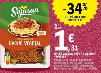 E.Leclerc Haché végétal prêt à cuisiner offre