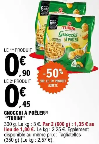 E.Leclerc Gnocchi à poêler offre