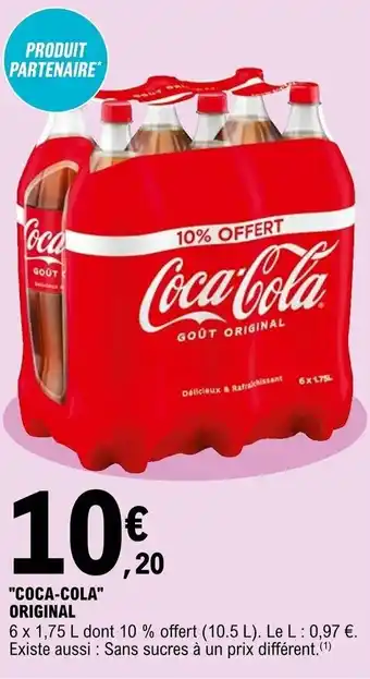 E.Leclerc "coca-cola" original offre