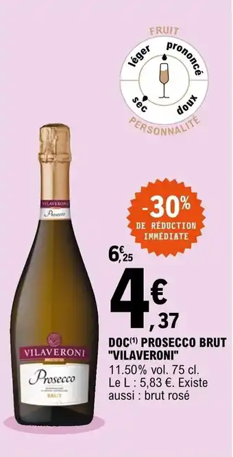 E.Leclerc Doc prosecco brut offre