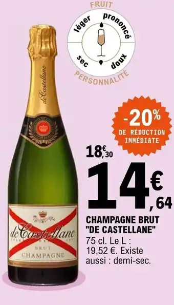 E.Leclerc Champagne brut offre