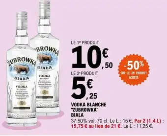 E.Leclerc Vodka blanche offre