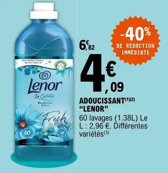 E.Leclerc Adoucissant "lenor" offre
