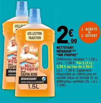 E.Leclerc Nettoyant ménager offre