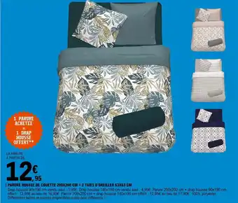 E.Leclerc Parure housse de couette offre