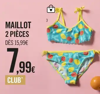 Maillot de bain 2 piĂšces