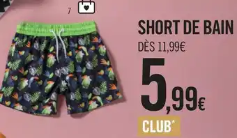 Orchestra SHORT DE BAIN offre