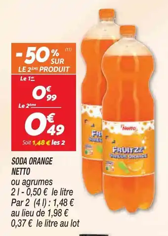 Netto Soda Orange offre