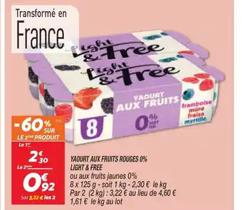 Netto Yaourt Aux Fruits Rouges 0% offre