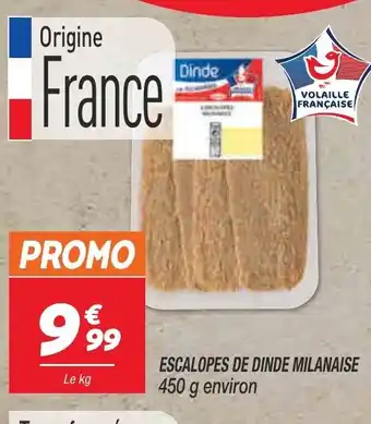 Netto Escalopes de Dinde Milanaise offre