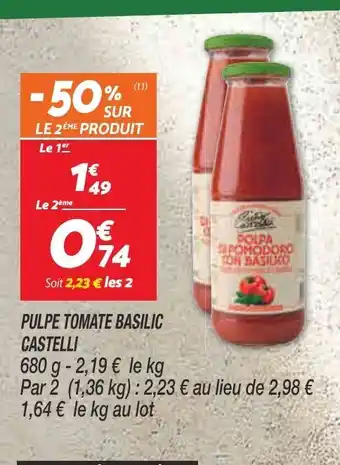 Netto Pulpe Tomate Basilic offre