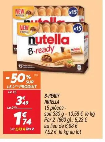 Netto B-Ready Nutella offre