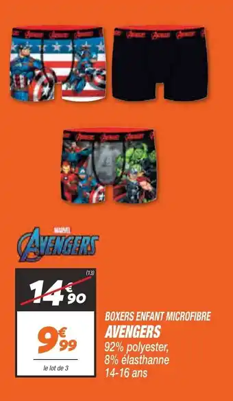Netto Boxers Enfant Microfibre offre