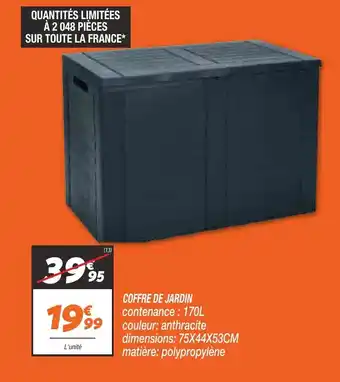 Netto Coffre de Jardin offre