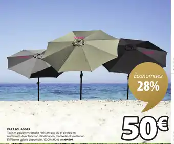 JYSK Parasol Agger offre