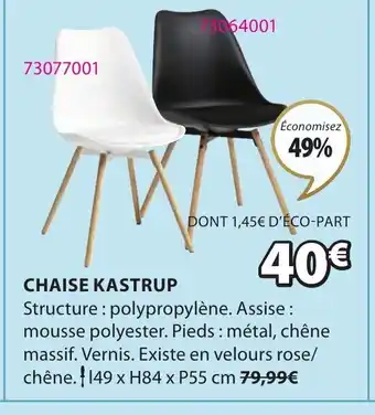 JYSK Chaise Kastrup offre