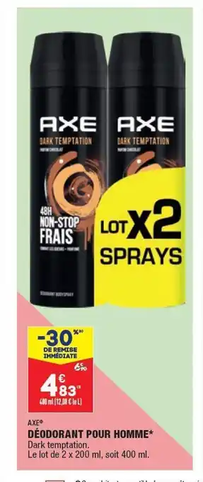 ALDI Deodorant pour homme offre