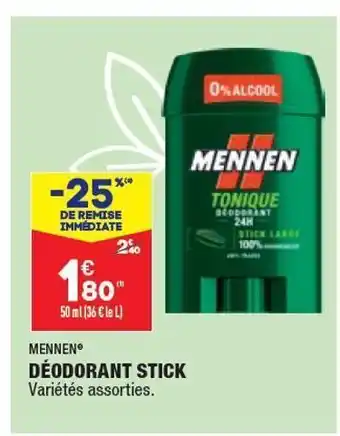 ALDI Déodorant stick offre