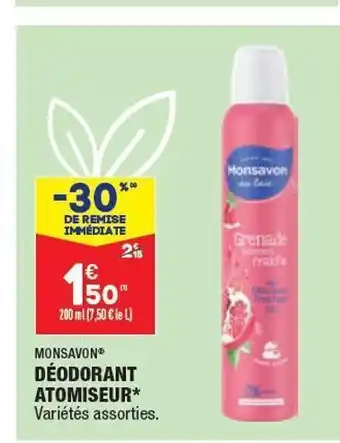 ALDI Deodorant atomiseur offre
