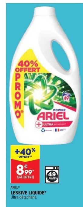ALDI Lessive liquide offre