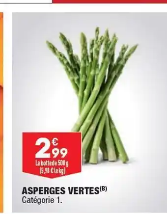 ALDI Asperges vertes offre