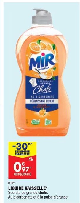 ALDI Liquide vaisselle offre