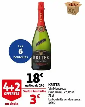 Auchan Kriter offre