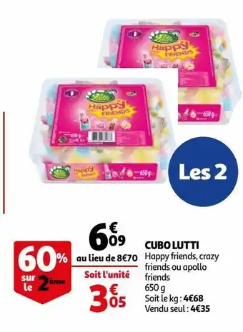 Auchan Cubo lutti offre