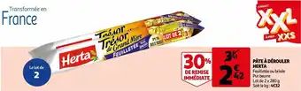 Auchan Pâte à dérouler herta offre