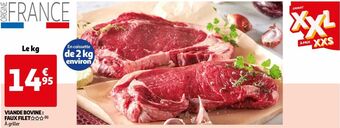 Auchan Viande bovine : faux filet offre