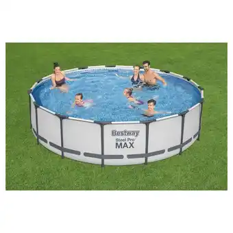 Auchan Piscine tubulaire bestway steel pro max offre