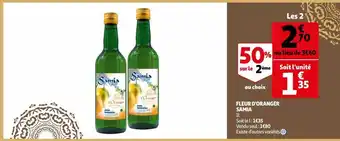 Auchan Fleur d'oranger samia offre