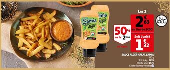 Auchan Sauce alger halal samia offre