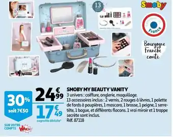 Auchan Smoby my beauty vanity offre