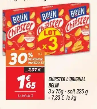 Chipster l´original belin
