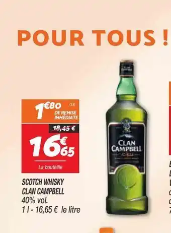 Netto Scotchcwhisky clan campbell offre