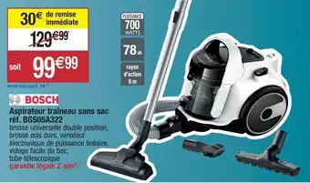 Migros Aspirateur sans sac bosch offre