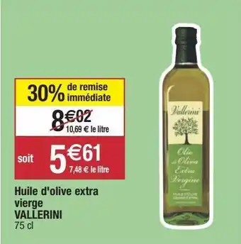 Migros Huile d'olive extra vierge offre