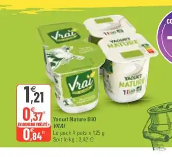 G20 Yaourt Nature B10 offre