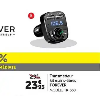 Roady Transmetteur Kit Mains-libres Forever offre