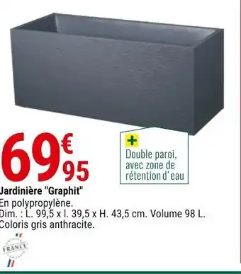 Gamm vert Jardinière graphit offre