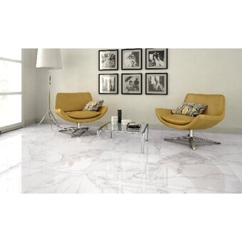 Brico Dépôt Carrelage de sol intérieur "calacatto" offre