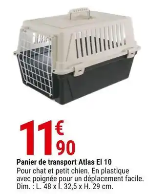 Gamm vert Panier de transport atlas el 10 offre