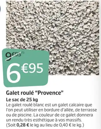 Jardiland Galet roulé “provence” offre