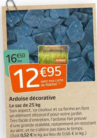 Jardiland Ardoise décorative offre
