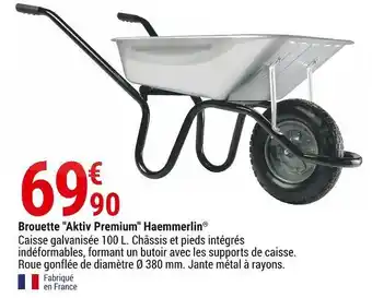 Gamm vert Haemmerlin brouette "aktiv premium" offre