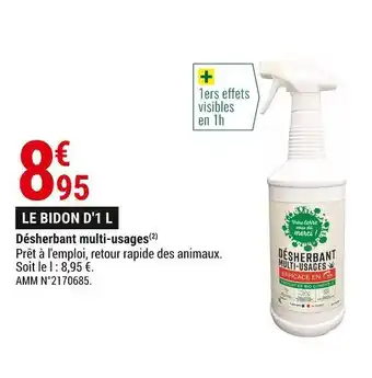Gamm vert Désherbant multi-usages offre